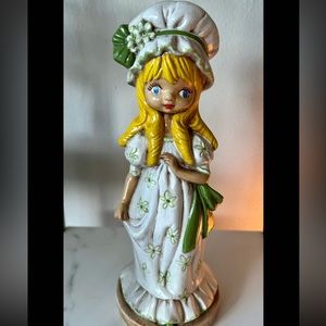 Vintage Big Eye Girl - Kitschy Cute